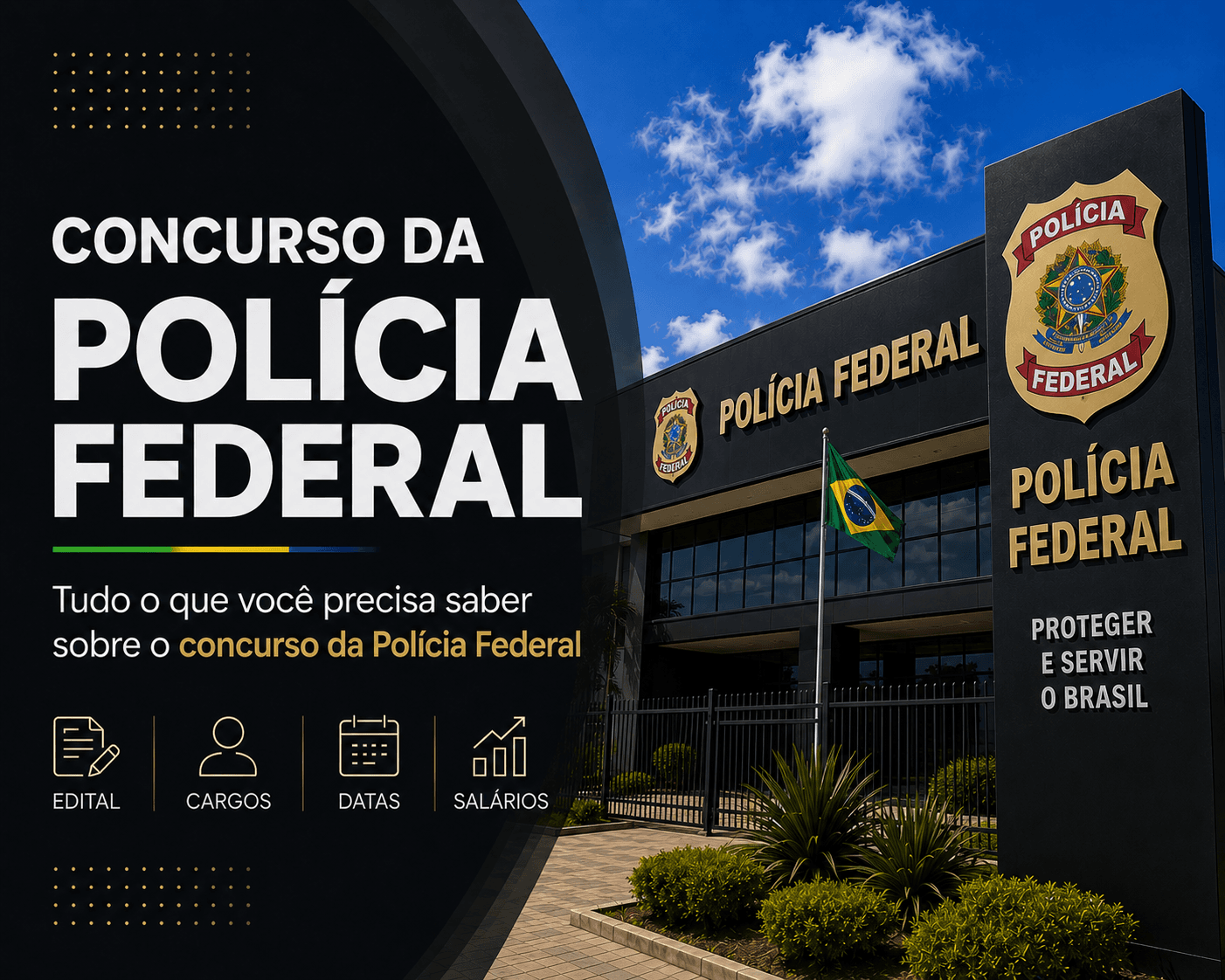 Concurso Polícia Federal 2026: 1.370 nomeações em andamento e novo edital previsto para 2027